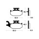 BENDIX MO316 sintered metal brake pads