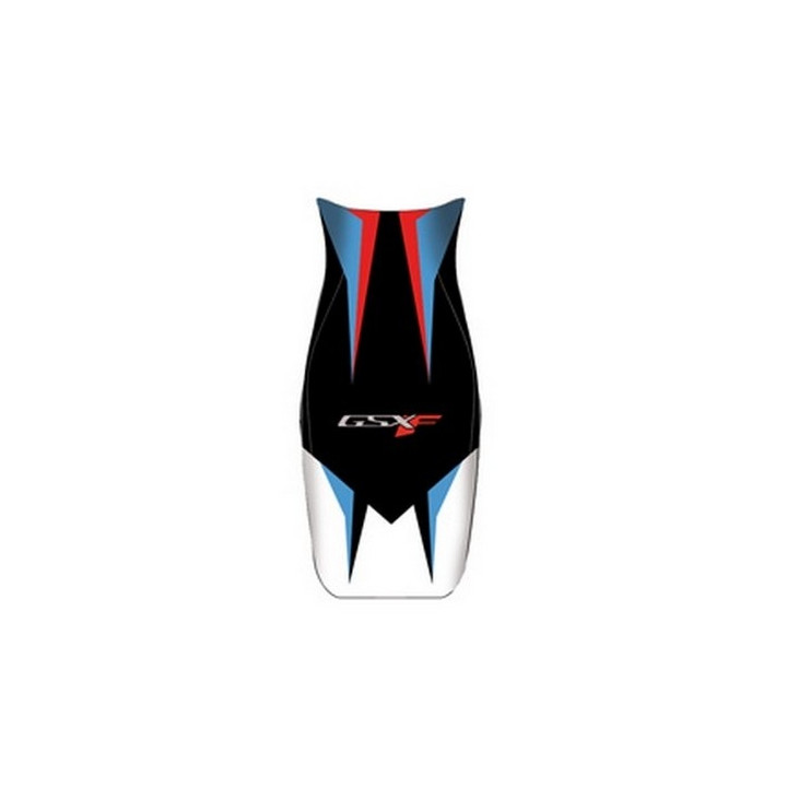 Housse de selle Bagster (2202E) Gitane/Noir/Rouge/Blanc/Lettres Grises et Rouges Suzuki GSX650 F 09