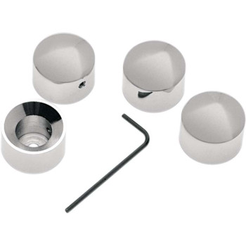Cache vis de culasse chrome (x4) DRAG SPECIALITIES