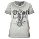 Tee-shirt femme Acerbis SP CLUB WHEELIE Gris