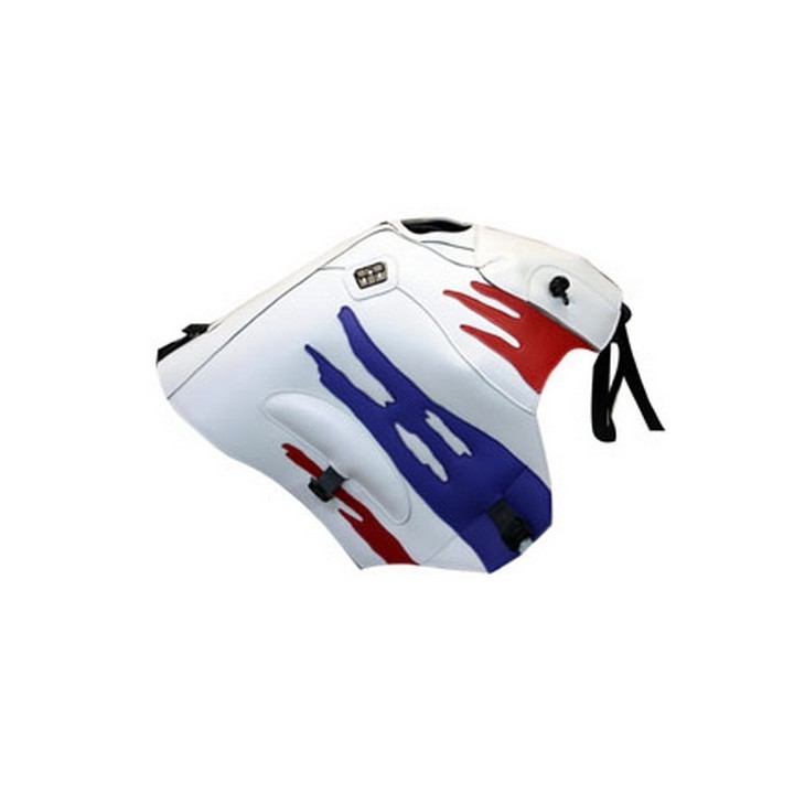 Bagster tank mat white/red/lilac (1245F) Honda XRV750 Africa Twin