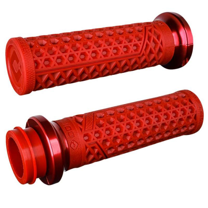 Poignées moto PushPull Harley Davidson ODI VANS Rouge