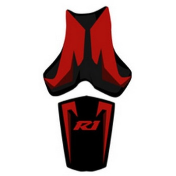 Housse de selle Bagster (2155C) Noir/Rouge Fonce/Bordeaux Fonce/Lettres Rouge Fonce Yamaha YZF-R1 04 Housse de selle Bagster (2155C) Noir/Rouge Fonce/Bordeaux Fonce/Lettres Rouge Fonce Yamaha YZF-R1 04
