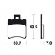 BENDIX MA225 organic brake pads BENDIX MA225 organic brake pads
