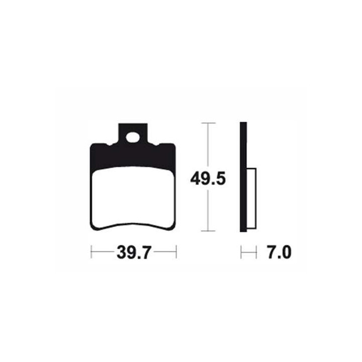 BENDIX MA225 organic brake pads BENDIX MA225 organic brake pads