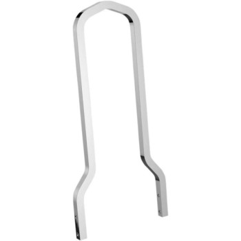 Support carré de Sissy bar chromé 12,5" pour platines de fixation de 19cm