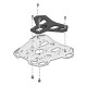 Support top case SW-Motech RACK ADVENTURE Ducati Desert X