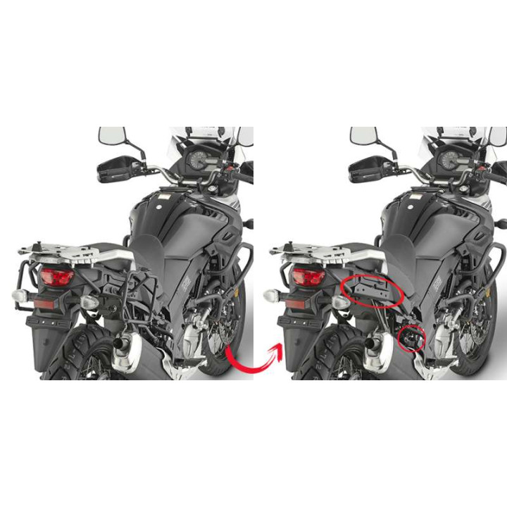 Support Givi pour valises MONOKEY (PLR3112) Suzuki V-STROM 650 17-