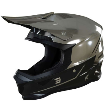 Casque moto cross Shot FURIOUS RAW 3.0 2022 CHROME GLOSSY