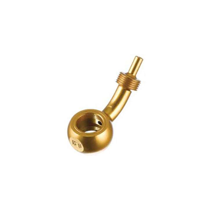 Elbowed aluminium brake connection 45° 10mm DFR04
