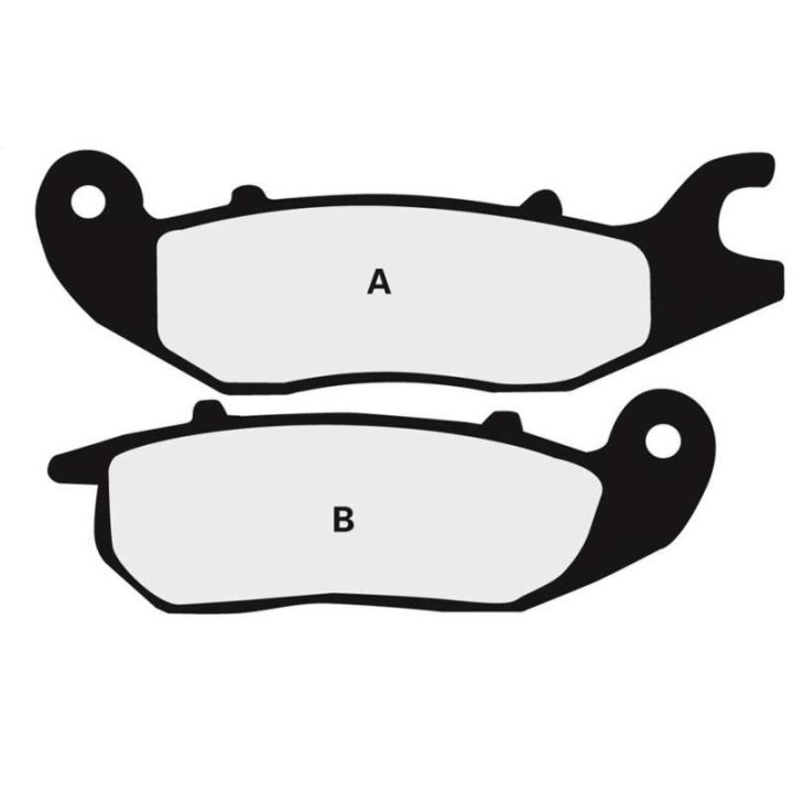 Semi-metal brake pads Nissin 2P305 NS Semi-metal brake pads Nissin 2P305 NS