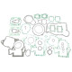 Pochette joints moteur complet Athena P400155850002 EC250/300