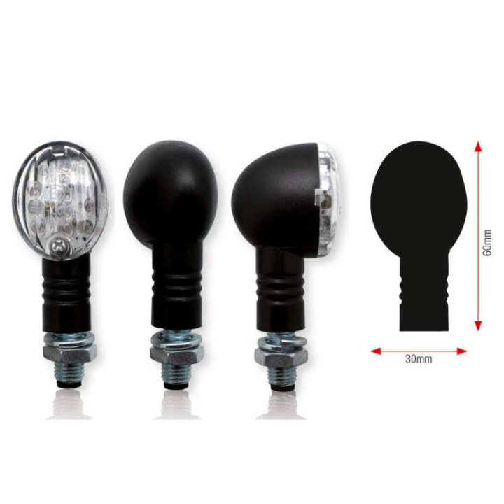 Clignotants moto Bihr BULLET leds