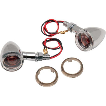Clignotants moto Drag Specialties MINI DEUCE Chrome
