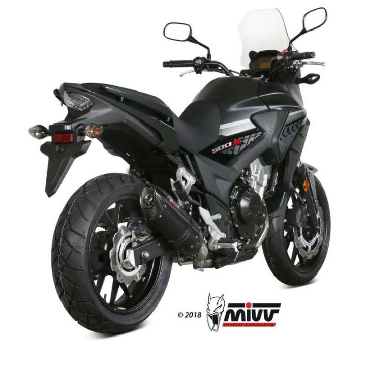 Mivv SUONO approved muffler Inox black (H.067.L9) Honda CB500X