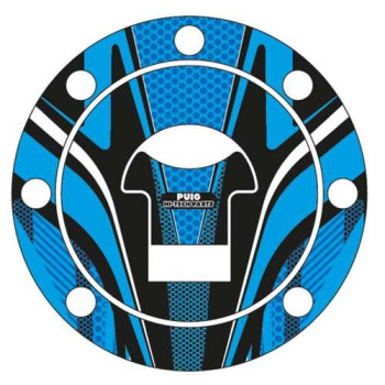 Protection bouchon de réservoir moto Puig RADIKAL Bleu Honda