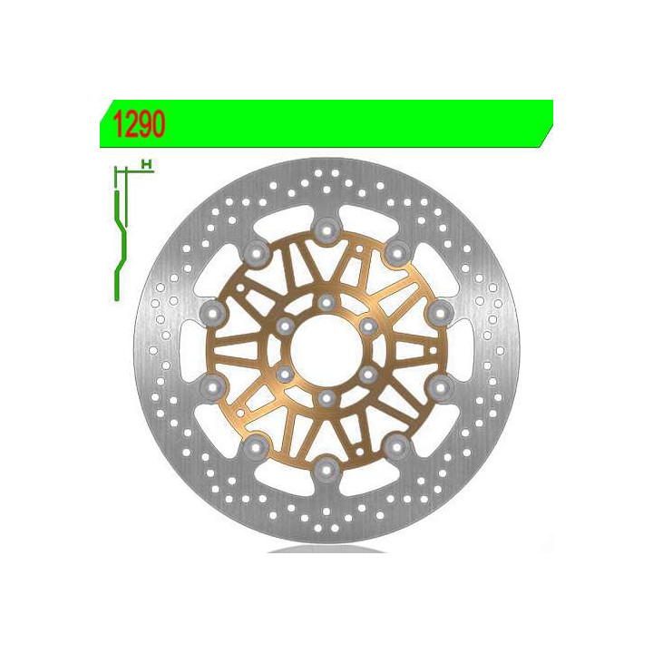 Front right brake disc NG 1290 SPORT ABS 06-07