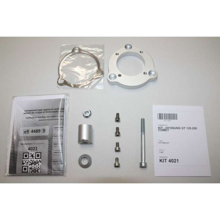Silencieux homologué Ixil SOVE inox (OG4021VSE) Hyosung  GT125/250 Comet