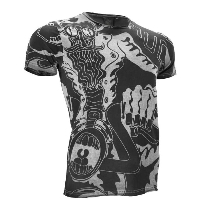 Tee-shirt Acerbis SP CLUB SPEEDWAY Noir/Blanc