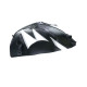 Tapis de réservoir Bagster noir/pointes blanches et grises (1548G) Honda CBR1000 RR Fireblade