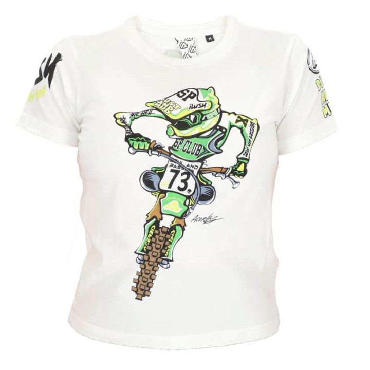 Tee-shirt enfant Acerbis SP CLUB RIDER Blanc