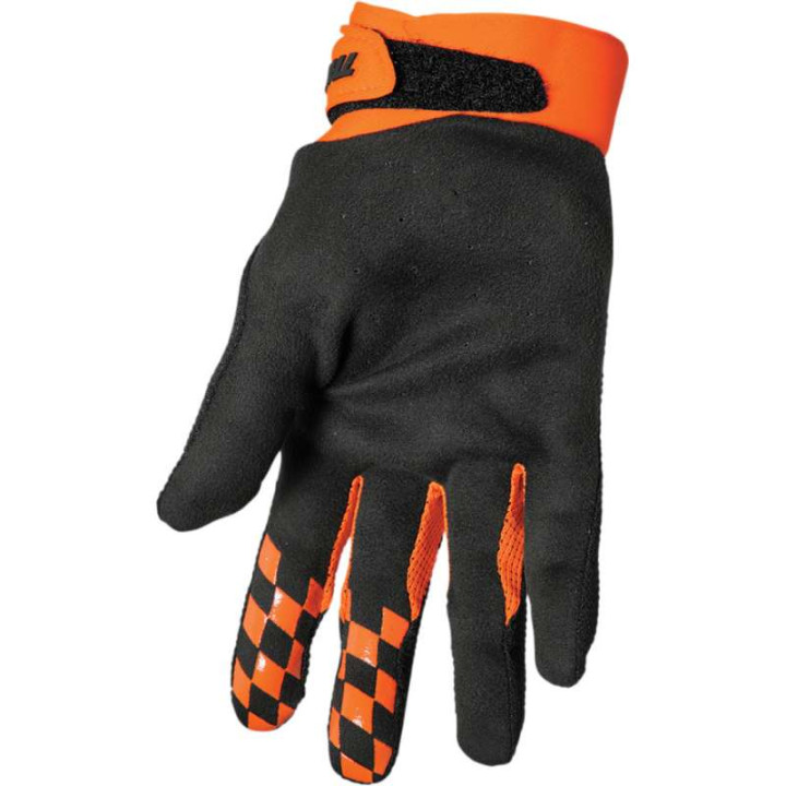Thor DRAFT BLACK/ORANGE motocross gloves Thor DRAFT BLACK/ORANGE motocross gloves
