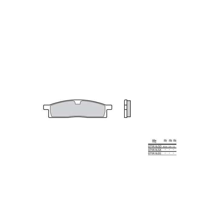 BREMBO organic brake pads 07YA1605