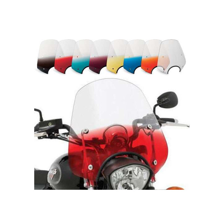 Memphis Shades Sportshield POP TOP windshield / 9" headlight Memphis Shades Sportshield POP TOP windshield / 9" headlight