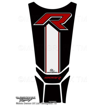 Protection de réservoir MOTOGRAFIX noir/blanc/rouge BMW R1200R