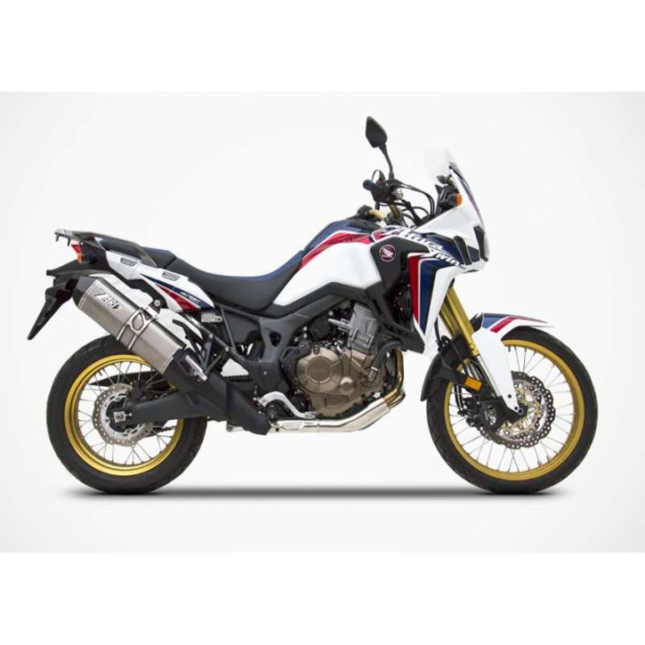 Silencieux homologué Zard INOX Honda CRF1000L AFRICA TWIN 16-19