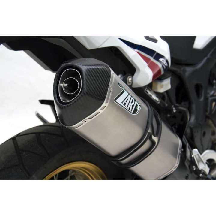 Silencieux homologué Zard INOX Honda CRF1000L AFRICA TWIN 16-19