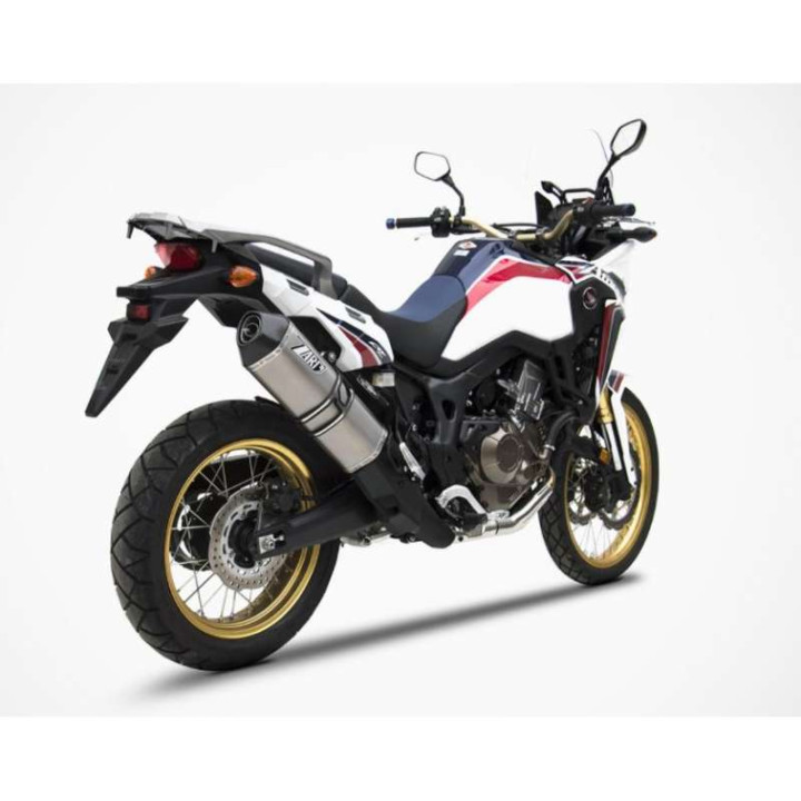 Silencieux homologué Zard INOX Honda CRF1000L AFRICA TWIN 16-19