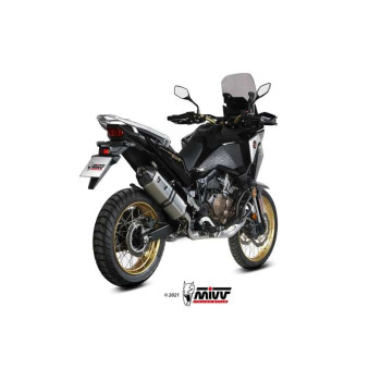 Silencieux homologué Mivv SPEED EDGE Inox (H.079.LRX) Honda CRF1100L Africa Twin Silencieux homologué Mivv SPEED EDGE Inox (H.079.LRX) Honda CRF1100L Africa Twin