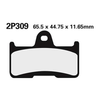 Plaquettes de frein semi-metal Nissin 2P-309GS