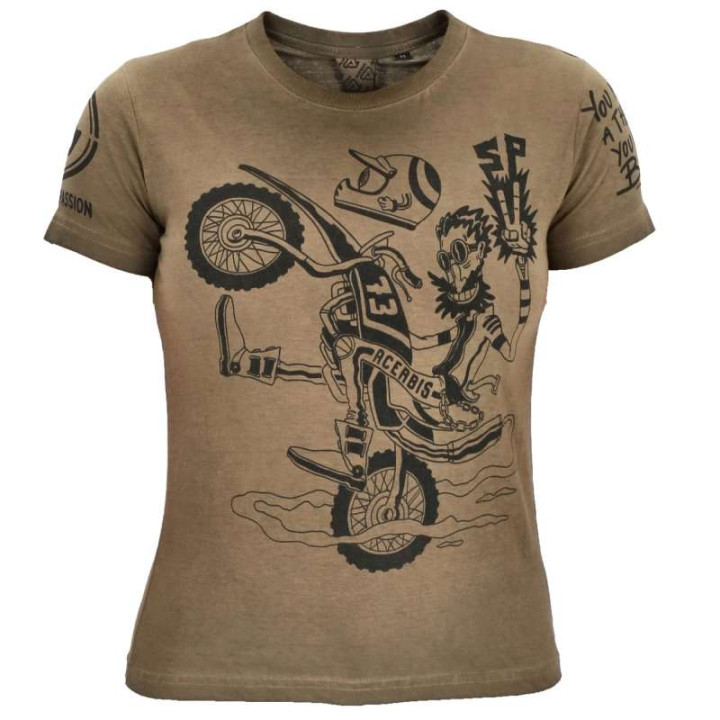 Children's T-shirt Acerbis SP CLUB WHEELIE Brown