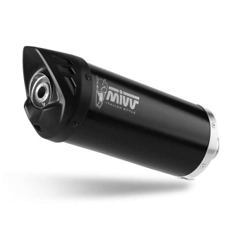 Silencieux Mivv MOVER Inox noir (MV.HO.0002.LV) Honda Forza 300