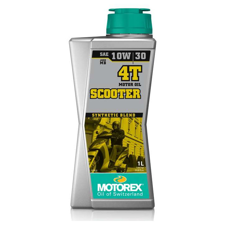 MOTOREX - Huile moteur 4T SCOOTER 10W30 100% synthèse - 1L