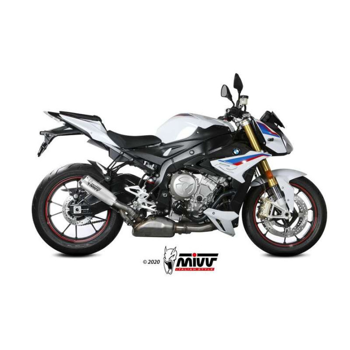 Mivv X-M1 stainless steel approved muffler (B.030.LC4T) BMW S1000R