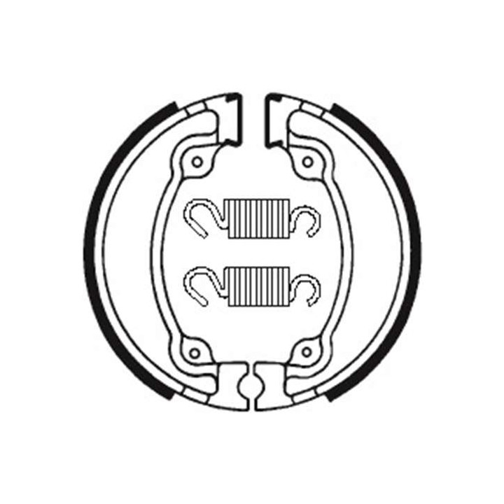 Brake jaws organic motorcycle Tecnium BA026