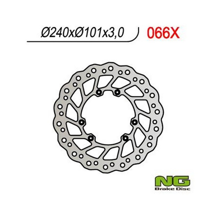 Disque de frein avant NG pétales Honda HM / Honda CR/CRF 125, 250, 450