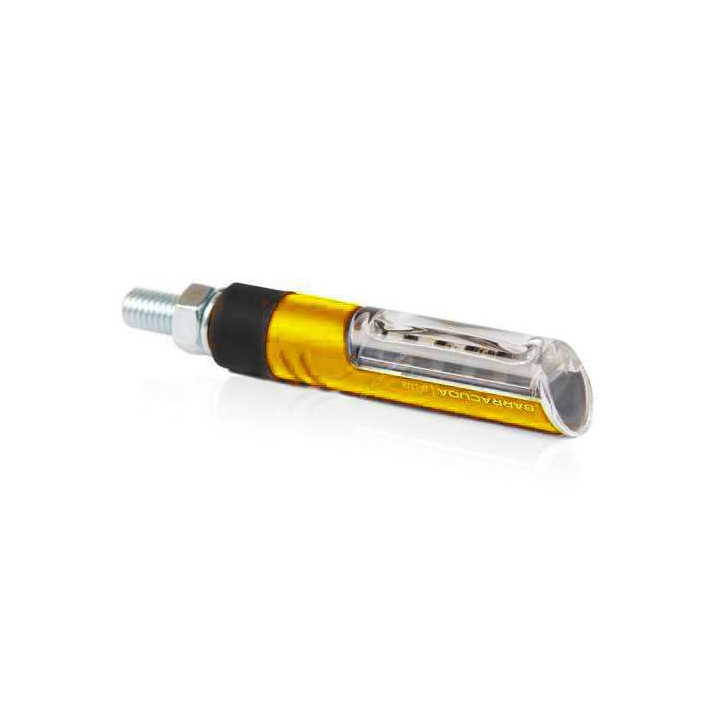 Clignotants moto Barracuda IDEA B-LUX Or