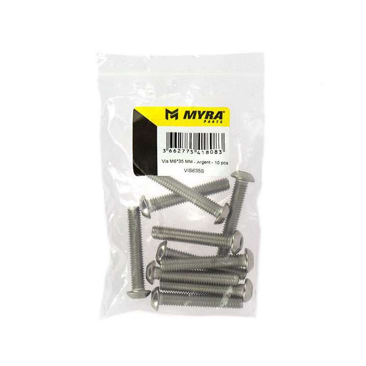Vis BTR inox (x10) M6x35mm MYRA