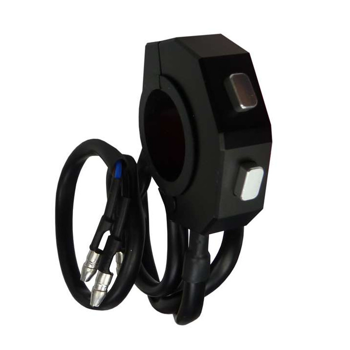 Contacteur noir 2 boutons pour compteur Daytona VELONA