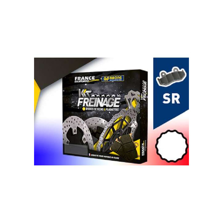 Kit freinage arrière FE disque pétale + plaquettes AP Racing Honda CRF1000L