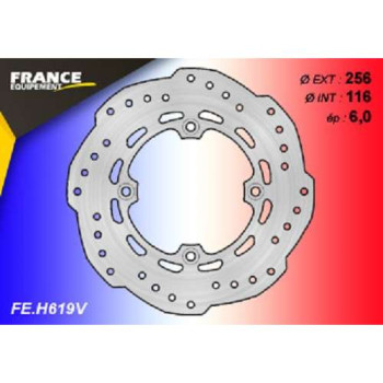 Kit freinage arrière FE disque pétale + plaquettes AP Racing Honda CRF1000L