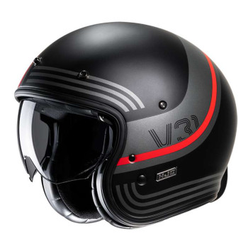Casque moto HJC V31 BYRON ROUGE/NOIR
