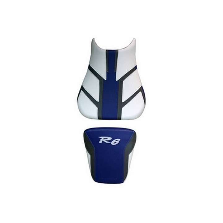 Housse de selle Bagster (2104H) Baltique/Blanc/Anthracite/R6 Blanc Yamaha YZF-R6 02