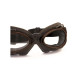 Vintage Nannini HOT ROD sunglasses Brown/Brown, clear lenses