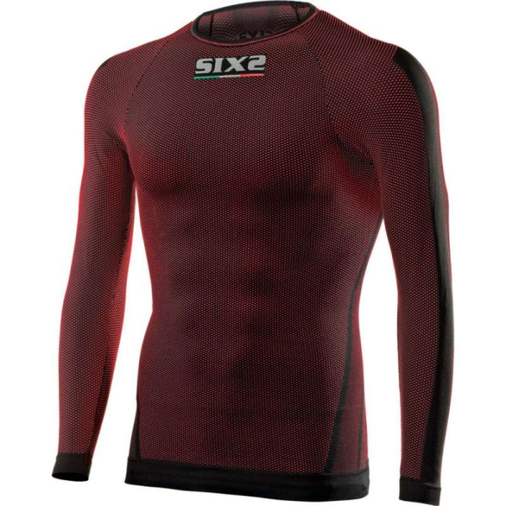 Maillot thermique moto SIXS TS2 DARK RED