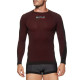 Maillot thermique moto SIXS TS2 DARK RED